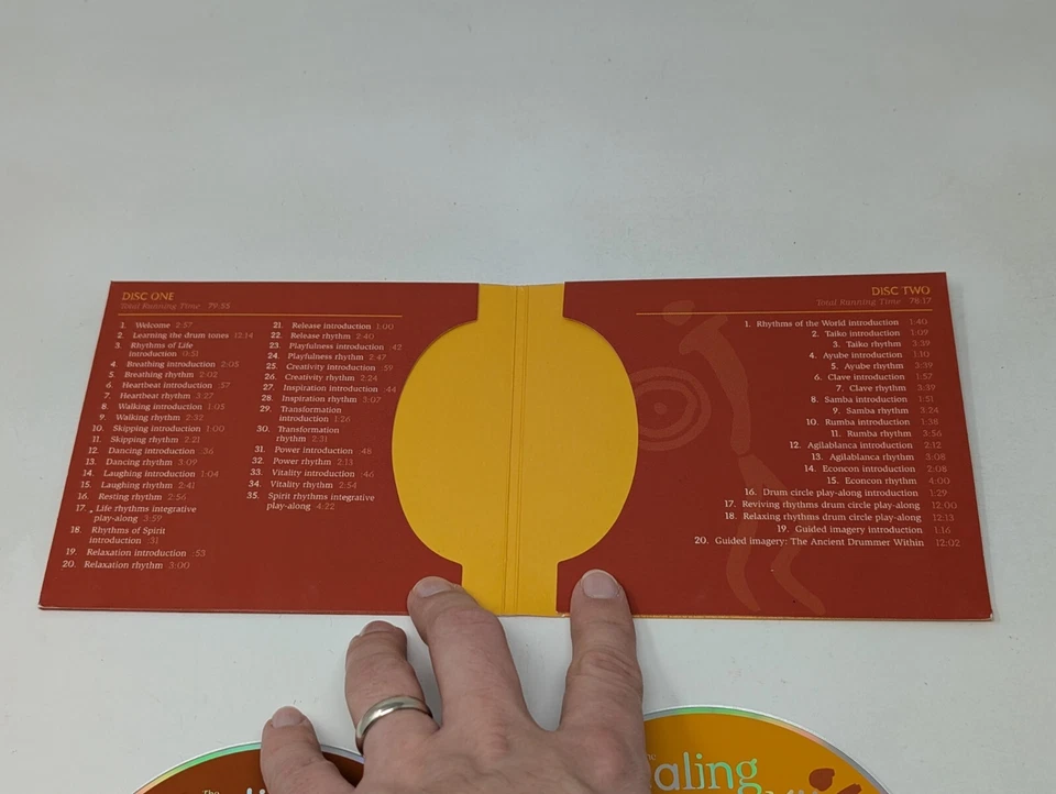 Christine Stevens The Healing Drum 2 CD Set 2005 Sounds True - Image 4 of 4