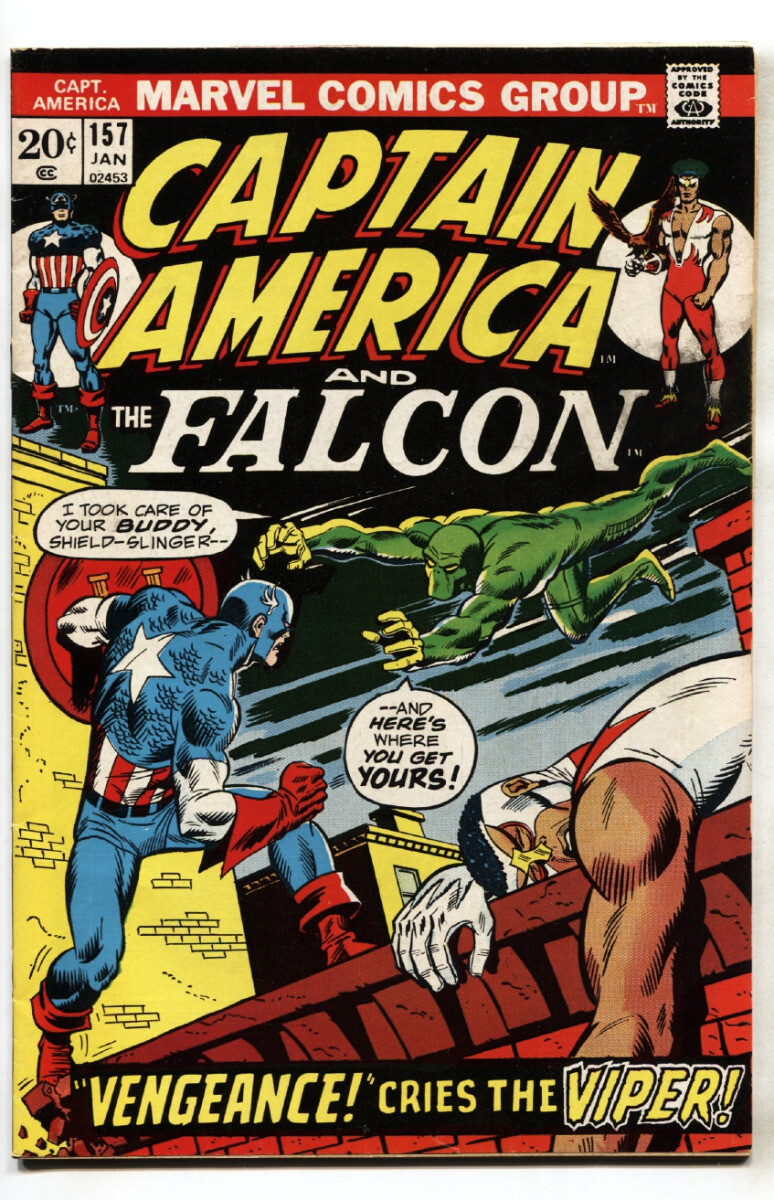 アメコミ ビンテージ Marvel Captain America Captain America #156 (Marvel Comics December 1972) for sale
