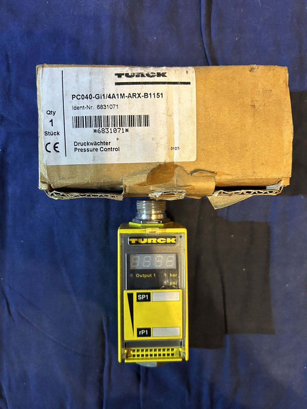 TURCK PC040-GI1/4A1M-ARX-B1151 / PC040GI14A1MARXB1151 (BRAND NEW)