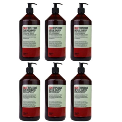 Acht dreifache acht Koffein-Shampoo für Haarwachstum & Stärke 1 Liter/6er-Pack