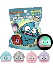 Set Of 4 Sanrio Hangyodon Luminous Bath Ball Bomb With Mascot Gift Japan