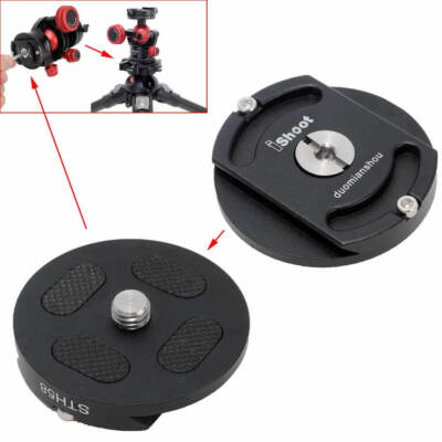 Tripod Mount Converter Arca Fit Quick Release Plate Adapter for Cantilever Head