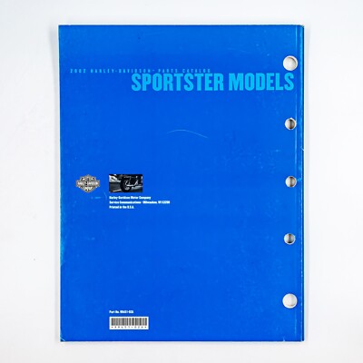 2002年スポーツスターパーツカタログ 99451-02A] Harley-Davidson 2002 Sportster Models Parts Catalog | eBay