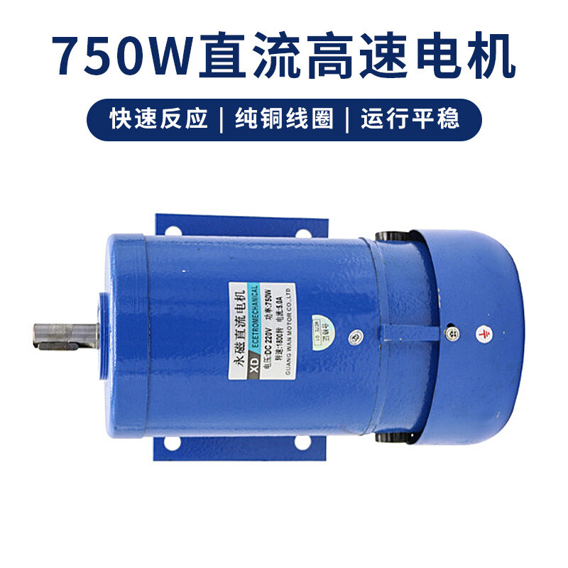 220V 750W Permanent Magnet DC Electric Motor Variable Speed Control  Generator