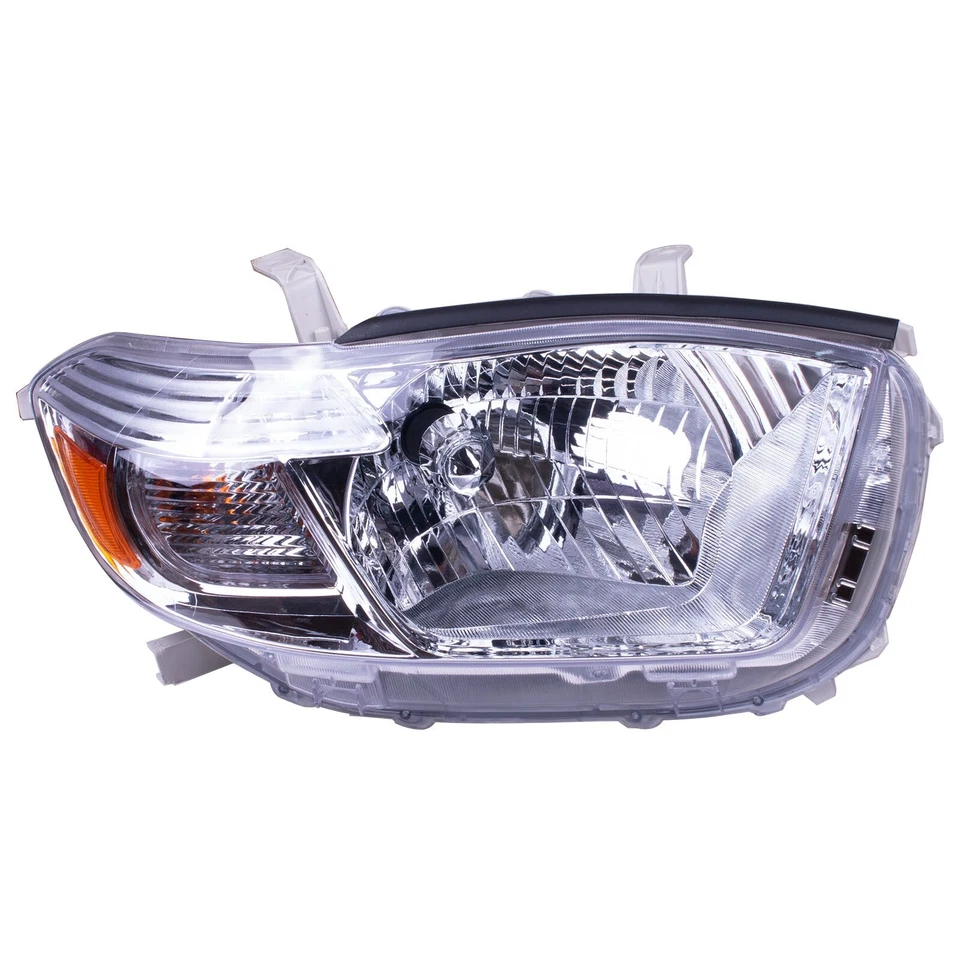 For Toyota Kluger GSU40R 2007-08/2010 GSU45R 3.5L SUV Pair Chrome Headlight Lamp - image 3 of 4