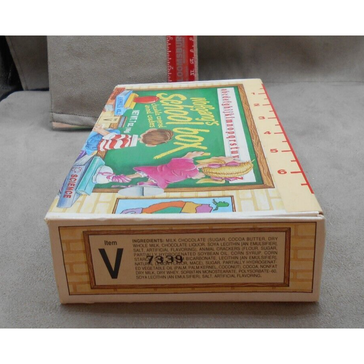 Vintage Wolfgang Candy School Box Classroom Scene Retro 1980s