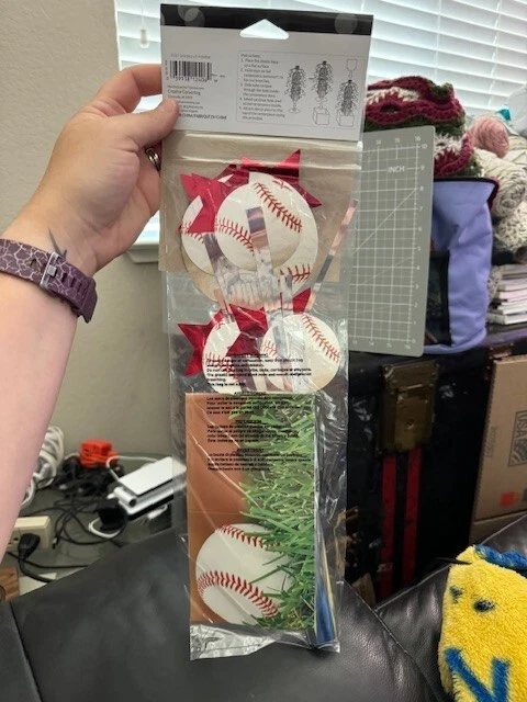 Sports Fanatic 12.5" Baseball Mini Cascade Centerpiece Birthday Party Decoration - Image 2 of 2