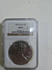 1989 American Silver Eagle Coin - NGC MS69