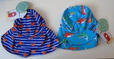 JoJo Maman B be - 2x Flap Sun Hats 0-6 Months