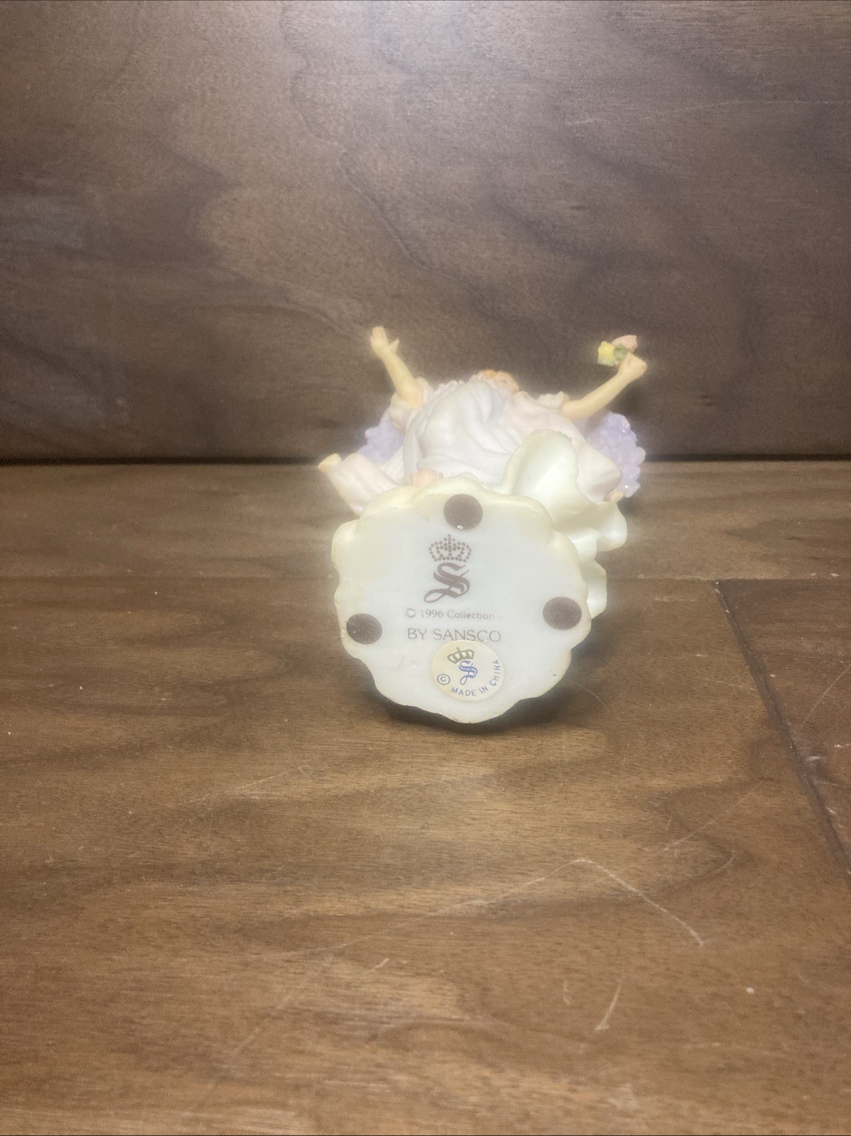 1996 COLLECTION BY SANSCO [ 8" TALL ] ANGEL FIGURINE~~GORGEOUS