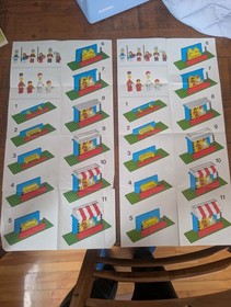 375/6075 & 383/6083 (x2) Yellow Castle & Knight's Tournament Lego instructions