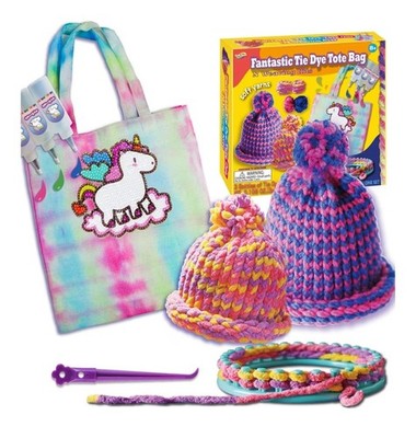 Hat Bag Knitting Weaving Loom Kit Make Your Own Knitting Hat & Tie Dye Tote Bag