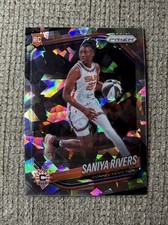 2025 Panini Prizm WNBA Silver Ice Saniya Rivers RC Connecticut Sun