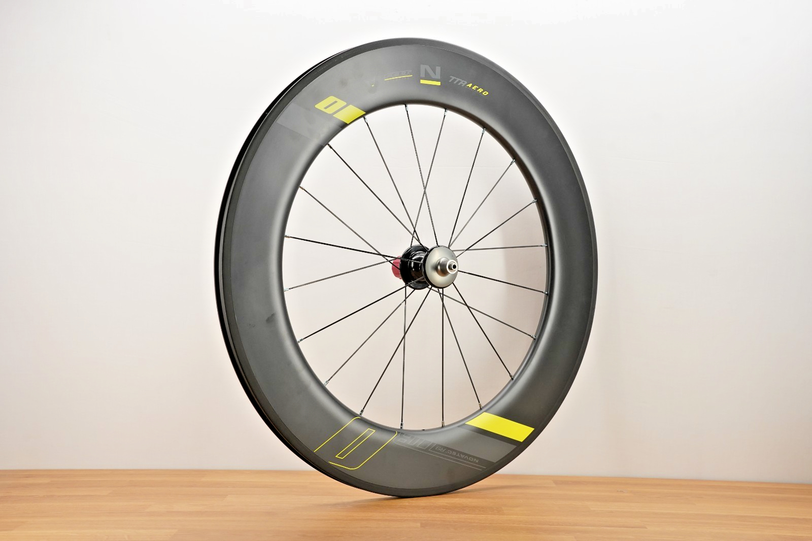 Novatec R9 Clincher Carbon Rear wheel - 700c - 90mm Depth - Rim Brake ...
