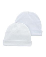Baby 2-Pack Caps Preemie Pastel Blue