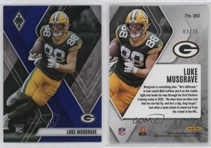 2023 Panini Phoenix Rookies Blue /35 Luke Musgrave #160 Rookie RC