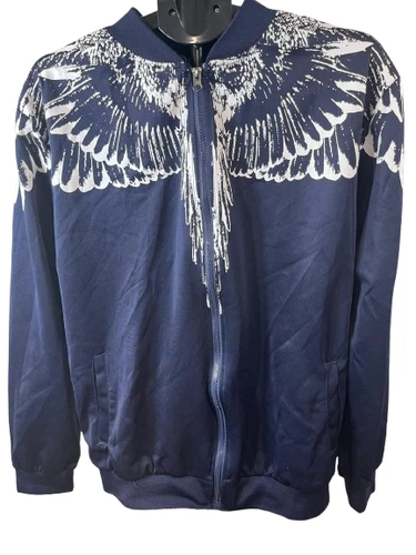 Marcelo Burlon County of Milan Blue Wing Print Track Jacket Size L - product listing photo
