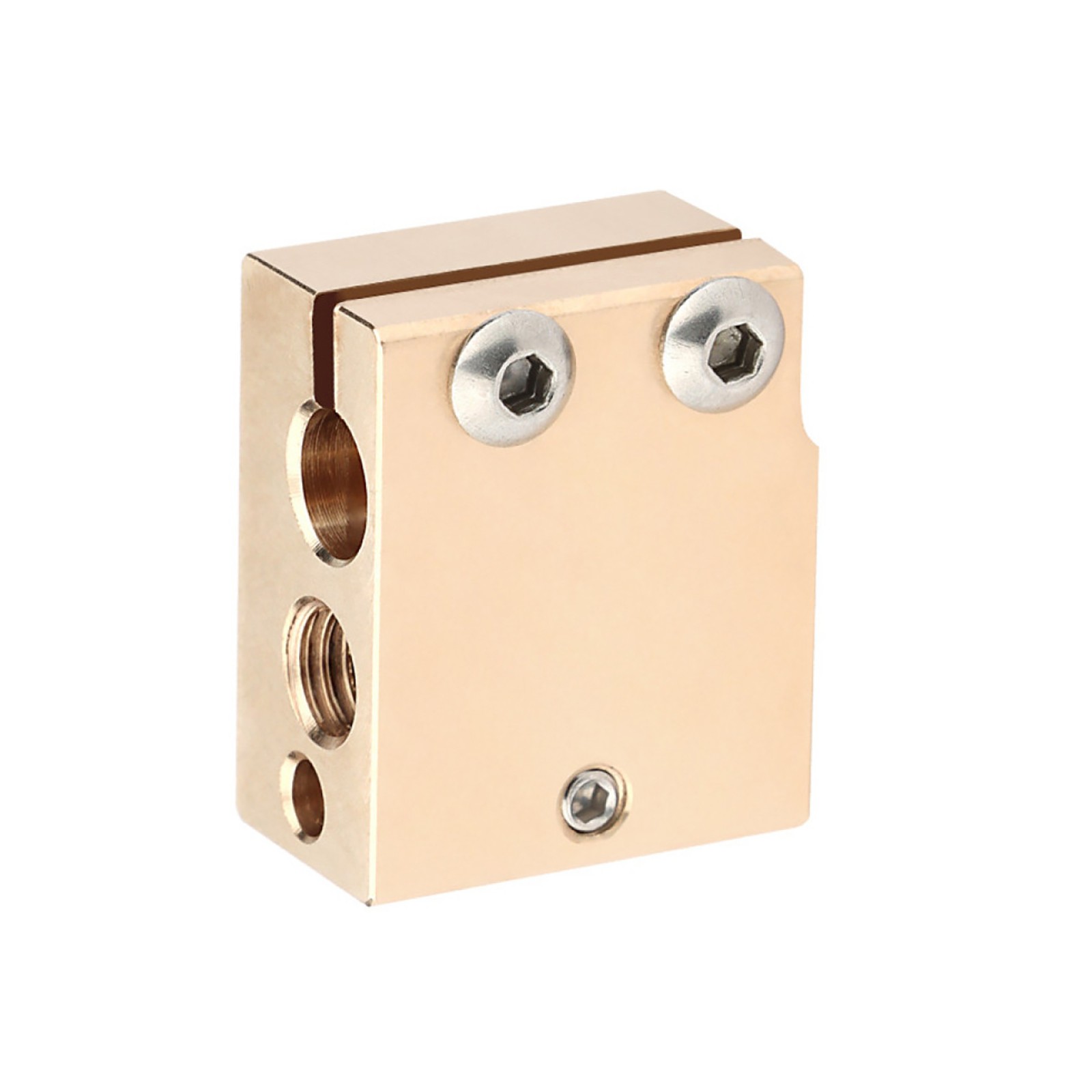 Brass Volcano Heater Block Hotend Head For E3D Hotend V6 Extruder PT100 L