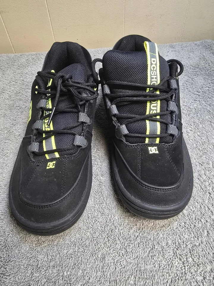 NUEVOS ZAPATOS DC SYNTAX ADBS100257 JUVENIL TALLA 6 NEGRO/VERDE Foto 4 de 4