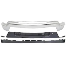 For 2022-2025 Chevy Silverado 1500 Front Bumper Cover Assembly Chrome w/o Park