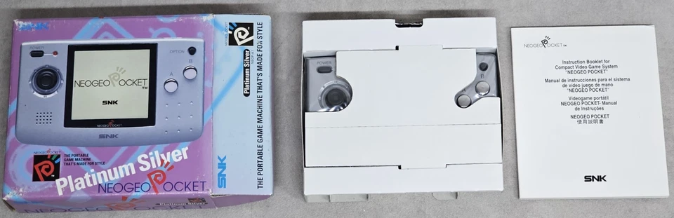 Snk Neo Geo Pocket Platinum Silver Nuovo Pal - Imagen 2 de 4