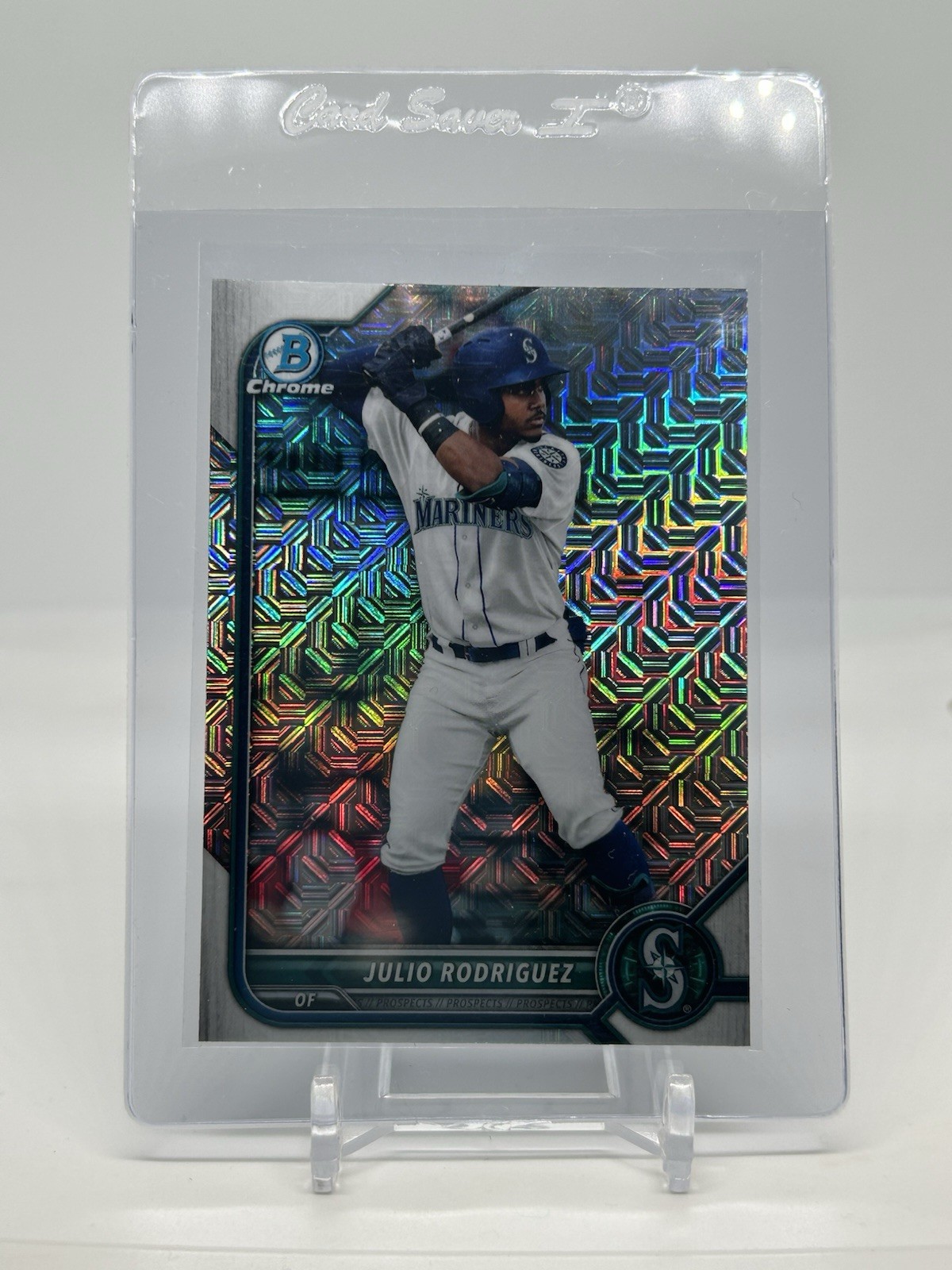 Julio Rodriguez 2022 Bowman Chrome Mega Box Mojo Refractor #BCP-45 Mariners