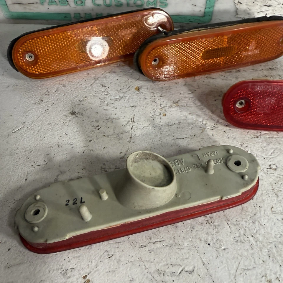 Luces de señalización laterales delanteras y traseras Mazda Miata 99-05 rojo ámbar NB Foto 3 de 4