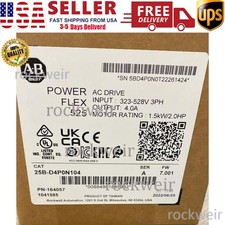 New Sealed Allen Bradley 25B-D4P0N104 /A Powerflex 525 AC Drive 2HP 25BD4P0N104