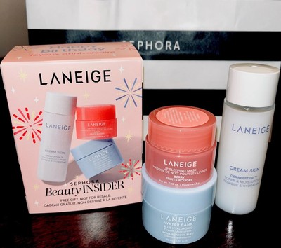 Sephora Beauty Insider LANEIGE Water Bank, Lip Sleeping Mask, Toner  2025 Fresh
