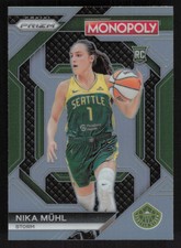 2024 Panini Prizm Monopoly WNBA #WNBA26 Nika Muhl All-Star Silver RC