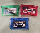 Pokemon Ruby Emerald Sapphire Trio GBA Gameboy Advance - Free Shipping