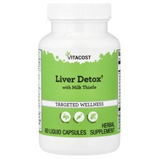 Liver Detox With Milk Thistle, 60 Liquid Capsules
