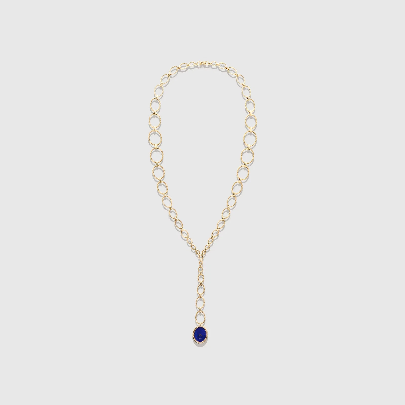 Piaget — Piaget Yellow Gold Lapis Pendant Necklace Watch, 1960s