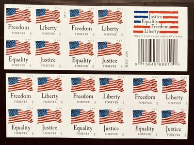 Mint 2012 US Flag Forever Stamps MNH #4648b -100 pcs total - FREE Shipping
