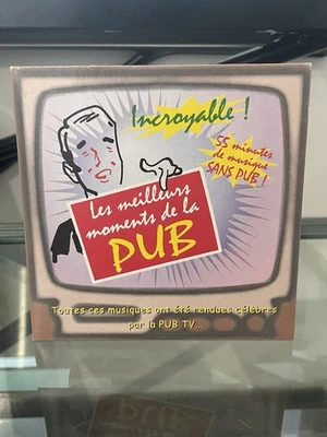 CD CARD SLEEVE - LES MEILLEURS MOMENTS DE LA PUB TV ⭐️⭐️⭐️⭐️ - Photo 1/3
