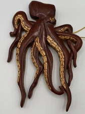Handcrafted Wood Octopus by The Le Family-Vietnam/Hawaii