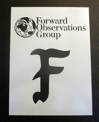 FORWARD OBSERVATIONS GROUP STENCILS FOG CORPORATE CANOE CLUB