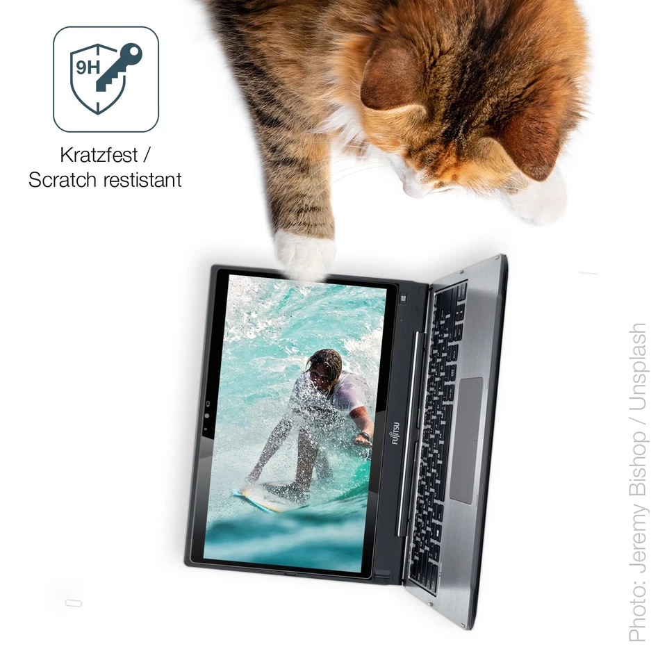 2x Screen Protector for Fujitsu Lifebook T936 Flexible Glass 9H dipos - Image 3 of 4