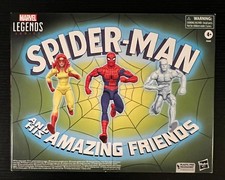 MARVEL LEGENDS 3 PACK FIRESTAR ICEMAN SPIDER-MAN AND HIS AMAZING FRIENDS SEALED