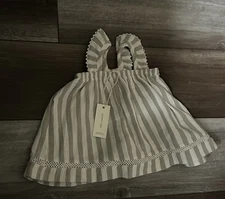 NWT Quincy Mae Ruffled Tank Dress Baby Dress 3-6 Months