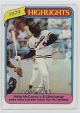 1980 Topps 1979 Highlights Willie McCovey #2 HOF 19zq