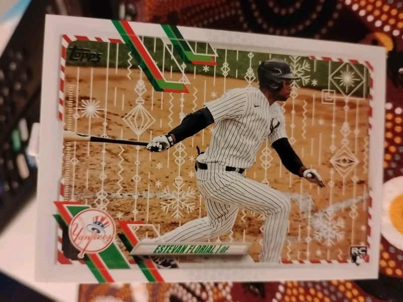 Estevan Florial, RC Base - 2021 Topps Holiday Baseball