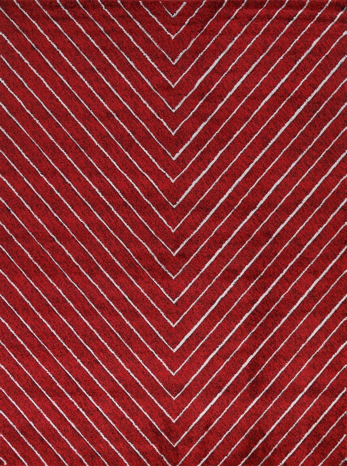 Red Transitional Oriental Area Rug - Image 3 of 4