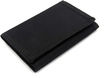 Black Wallet Nylon Trifold Wallets for Menmini Trifold