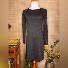 Calvin Klein Charcoal Long Sleeve Dress