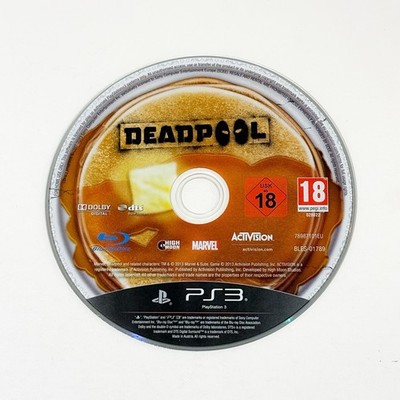 Deadpool (Sony PlayStation 3, 2013) PAL Version DISC ONLY TESTED!