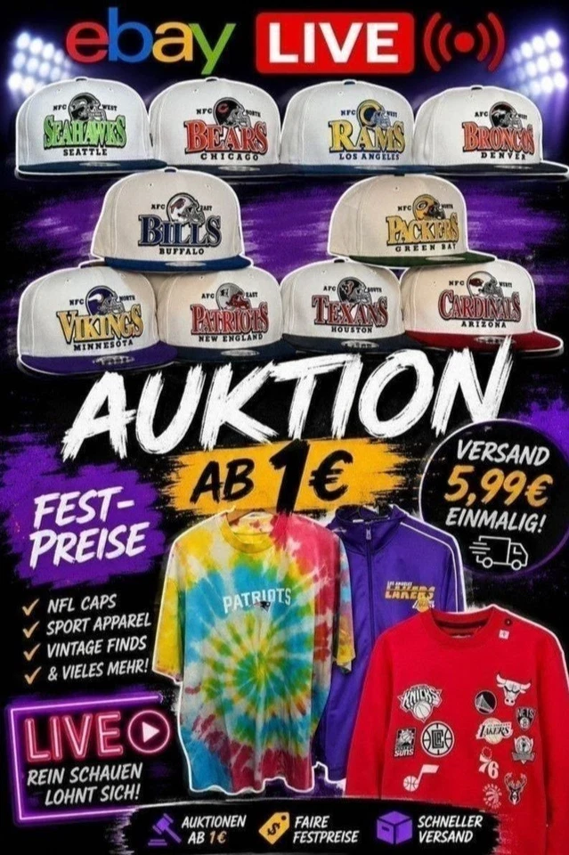 🔥 LIVE SALE | NEW ERA CAPS & MORE / TONIFIGUREN