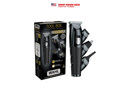 Wahl Manscaper Tool Box Rechargeable Trimmer for Trimming, Shaving, & Detailing 