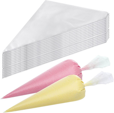 400 Pcs Piping Bags Disposable 12 Inch Anti-Burst Pastry Bags, Tipless Icing Pip