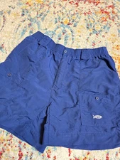 Aftco Bluewater Original Fishing Boating Shorts Blue Men's Size 40 Outdoors 